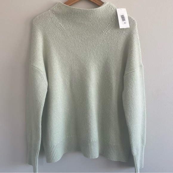 Vince Sweaters - Vince Women's Funnel Neck Sweater Size Medium Mint Green